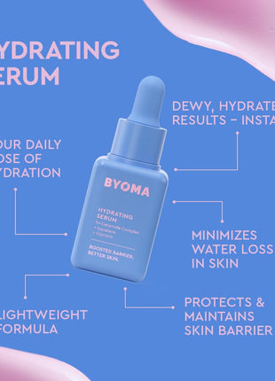 BYOMA So Hydrated Travel Size Gift Set - Skincare Minis (30ml, 15ml, 15ml)