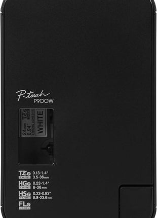 Brother P-Touch PT-P950NW Industrial Network Laminate Label Printer, Up to 36 mm Labels, Standard USB 2.0 and Serial, Ethernet, Built-in Wi-Fi®, Optional Bluetooth®,Black