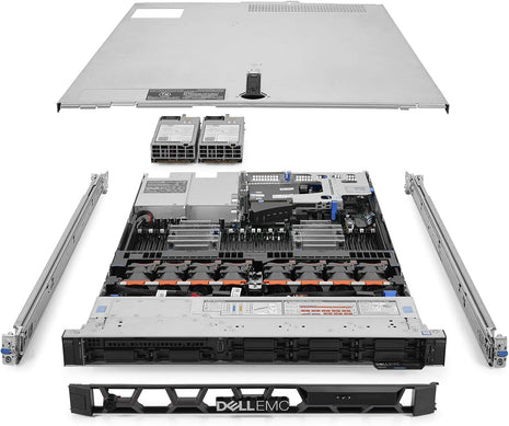 Dell PowerEdge R640 Server 2.40Ghz 40-Core 128GB RAM 3.8TB SSDs + 11TB Storage (Renewed)
