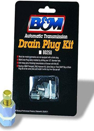 B&M 80250 Automatic Transmission Universal Drain Plug Kit