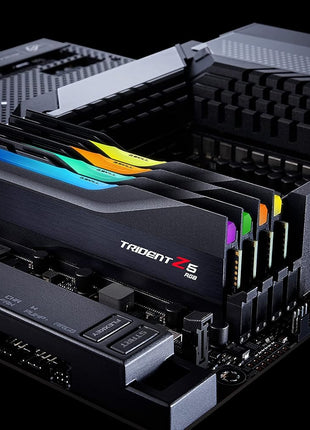 64GB G.Skill DDR5 Trident Z5 RGB 6400MHz CL32 1.40V Dual Channel Kit 2X 32GB Black