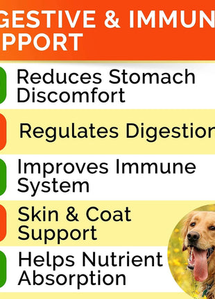 Glucosamine Treats for Dogs + Dog Probiotics Treats for Picky Eaters Bundle - Joint Supplement w/Omega-3 Fish Oil, Chondroitin, MSM and Digestive Support, Allergy, Gas and Constipation Relief