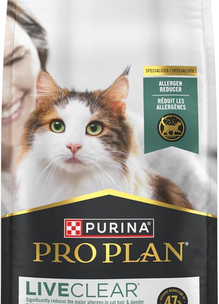 Purina Pro Plan Allergen Reducing, High Protein Cat Food, LIVECLEAR Chicken and Rice Formula