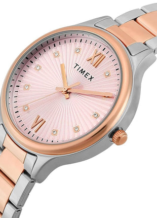 TIMEX Trendline Pink Round Dial Analog Women's Watch - TWTL12114