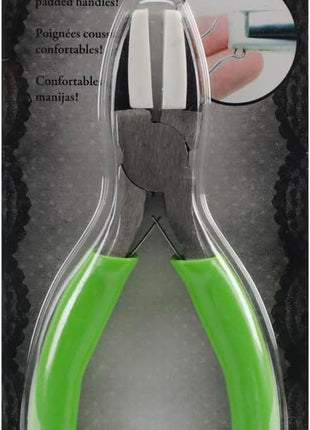 4469 Cousin Nylon Jaw Craft and Jewelry Pliers Green 5 1/2 inch 1