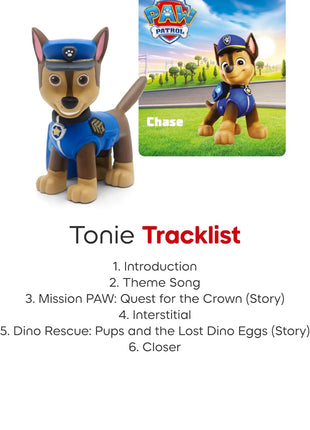 Tonies Chase Audio Toy Figurine from Paw Patrol