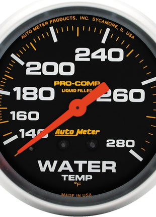 Auto Meter 5741 Mechanical Oil Temperature Gauge