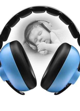 Baby Ear Protection Noise Cancelling Headphones for Babies for 3 Months to 3 Years (Blue)