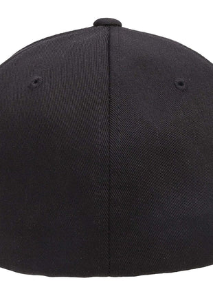 Yupoong Mens Athletic Fitted Baseball Cap, Black, Large-X-Large US