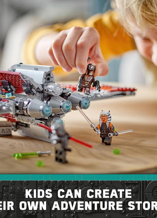 LEGO Star Wars Ahsoka Tano's T-6 Jedi Shuttle Spaceship Toy - Star Wars Building Toys Set for Kids, Boys & Girls, Ages 9+ - Birthday Gift for Fans - 4 Minifigures - 75362