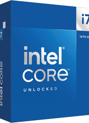Intel® CoreTM i7-14700K New Gaming Desktop Processor 20 cores (8 P-cores + 12 E-cores) with Integrated Graphics - Unlocked