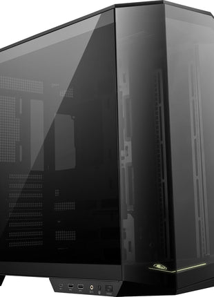 msi MAG PANO 100L PZ - Premium Mid-Tower Gaming PC Case - Tempered Glass Side Panel - Liquid Cooling Support up to 360mm Radiator - Vented Front Panel