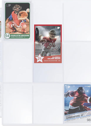 Ultra Pro 9 Pocket Pages Platinum Series - 100 Pages of Card Sleeves for Trading Card Binder and More