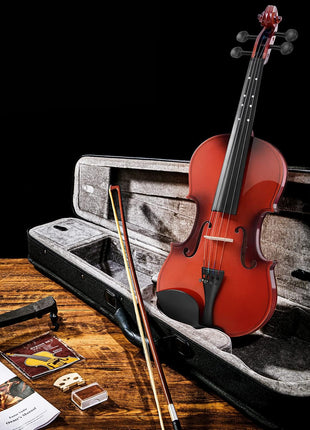 Eastar 3/4 Violin for Beginners, Violins Kit for Student, Fiddle with Hard Case, Rosin, Shoulder Rest, Bow, and Extra Strings (Imprinted Finger Guide on Fingerboard)