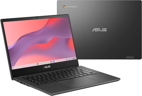 ASUS Chromebook CM14 Laptop, 14 inch HD Anti-Glare Display (1366x768), MediaTek Kompanio 520, 4GB RAM, 64GB eMMC, ChromeOS, Gray, CM1402CM2A-DS44, Gravity Grey