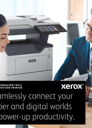 Xerox B415DN Wireless Black and White Laser All-in-One Printer | Black and White Print, Scan, Copy & Fax, 50 ppm performance, intuitive touchscreen, productivity apps