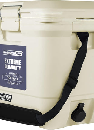 Coleman Pro 25-Quart Hard Cooler, Desert Sand