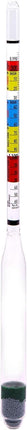 Circrane Hydrometer & Glass Test Jar Set, Triple Scale Alcohol Hydrometer with Glass Cylinder for Brew Beer, Wine, Mead and Kombucha, ABV, Brix and Gravity Test Kit, Home Brewing Supplies