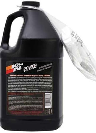 K&N Air Filter Cleaner and Degreaser: Power Kleen; 1 Gallon; Restore Engine Air Filter Performance, 99-0635