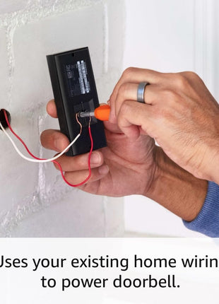 Ring Video Doorbell Wired, Home or business security, Two-Way Talk, advanced motion detection, HD camera and real-time alerts to monitor your front door (wiring required)