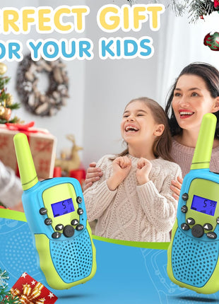 Selieve Toys for 3-12 Year Old Boys Girls, Easter Basket Stuffers, Walkie Talkies for Kids 22 Channels 2 Way Radio Toy with Backlit LCD Flashlight, 3 Miles Range for Outside, Camping, Hiking