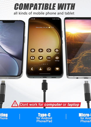 1920P Snake Inspection Borescope, Pancellent Type C Endoscope, Scope Camera with 8 LED Lights for Android and iOS Smartphone, iPhone, iPad, Samsung (16.5 FT/5M)