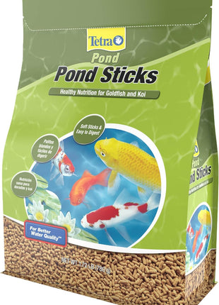 TetraPond Pond Sticks, Pond Fish Food, for Goldfish and Koi, 1.72 Pounds
