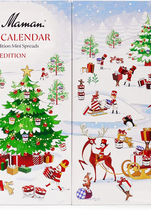 Bonne Maman 2025 Limited Run Edition Advent Calendar, 24 Mini Spreads