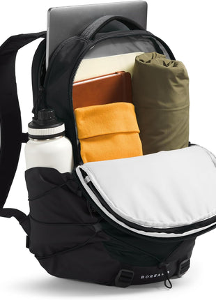 THE NORTH FACE Borealis Commuter Laptop Backpack | Water Repellent Finish, 16 inch Laptop Sleeve, Large Main Compartment for Everyday Carry, TNF Black/TNF Black-NPF, One Size