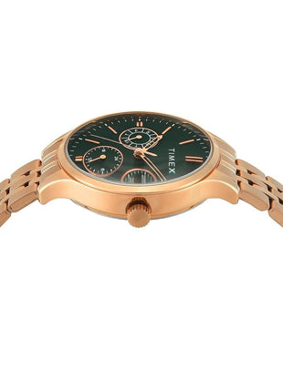 TIMEX Trendline Green Round Dial Analog Women's Watch - TWEL14836