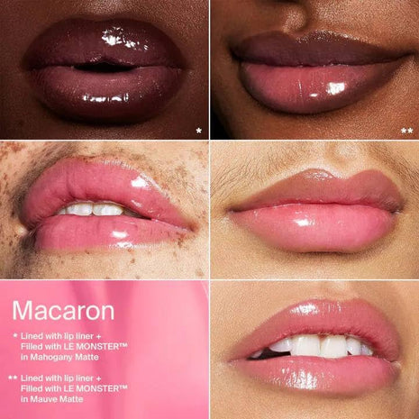 HAUS LABS BY LADY GAGA PHD HYBRID LIP GLAZE - Macaron (Cool Pink) + ENTEL Aloe vera Sheet Masque (BONUS)