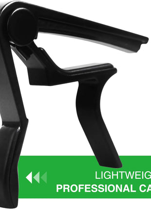 Guitar Capo, 6-String Acoustic & Electric Guitar Capo,Capo for acoustic guitar(Black)