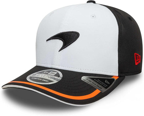 New Era McLaren Racing F1 9Seventy Strech-Snap Retro Hat - White
