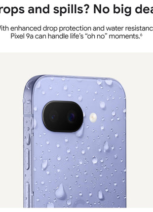 Google Pixel 9a with Gemini - Unlocked Android Smartphone with Incredible Camera and AI Photo Editing, All-Day Battery, and Powerful Security - Obsidian - 128 GB