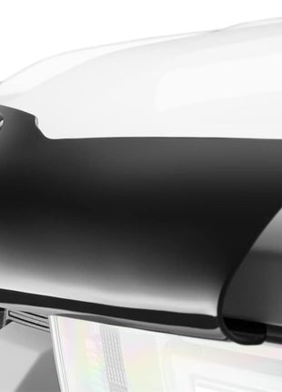 Auto Ventshade [AVS] Bugflector Hood Shield / Protector | Fits 1999 - 2007 GMC Sierra 1500, 01-06 Sierra 2500/3500, 07 Sierra 2500 HD Classic | High Profile Bug Deflector - 1 pc., Dark Smoke | 23814