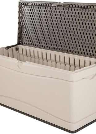 Lifetime 60012 Extra Large Deck Box, 130 Gallon, Desert Sand/Brown