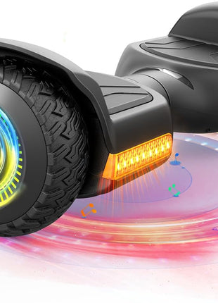 Gyroor Self Balancing Scooter New G13 All Terrain Balancing Scooter with LED Lights, Self Balancing Off Road with Bluetooth for Kids ages 6-12 and Adults