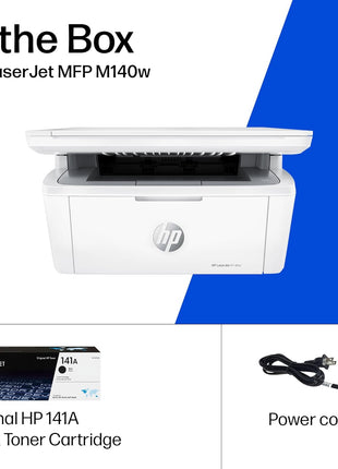 HP Laserjet MFP M140w Wireless Black & White Printer, Print, scan, Copy, Fast speeds, Easy Setup, Mobile Printing, Best-for-Small Teams