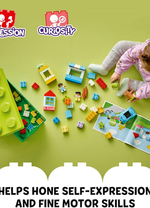 LEGO DUPLO Classic Brick Box Building Blocks - Learning & Educational Toys for Toddlers, Preschool, Ages 1.5+ Years - Develop Fine Motor Skills - Gift for Birthdays - 10913