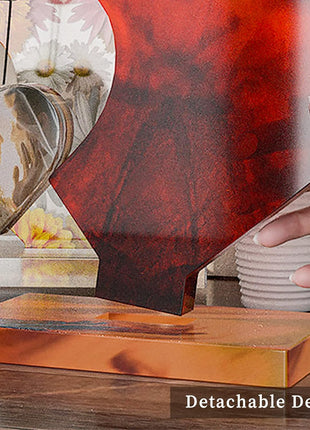 Large Photo Frame Resin Molds, Heart Shape Silicone Molds for Epoxy Resin, DIY Picture Frame Display Unique Mold for Resin Casting Art Crafts Table Home Decor Gift