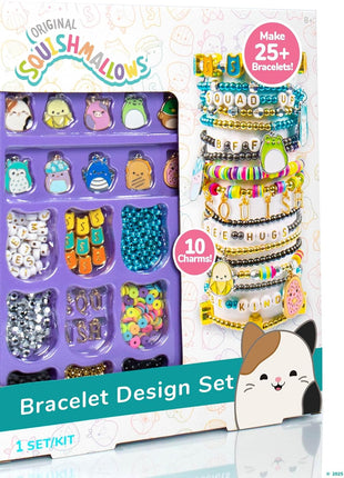 Original Squishmallows Bracelet Design Set, Cute & Friendship Bracelet Kit, Jewelry Making Kit, Charm Bracelet Making Kit, Beading & Jewelry Making, Friendship Bracelet Making Kit