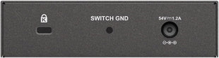 D-Link 5-Port Gigabit PoE+ Unmanaged Ethernet Switch, with 4 PoE Ports up to 60W PoE Budget, QoS, Fanless, Sturdy Metal with Shielded Ports, Compact Desktop, Follows NDAA/TAA (DGS-1005P)