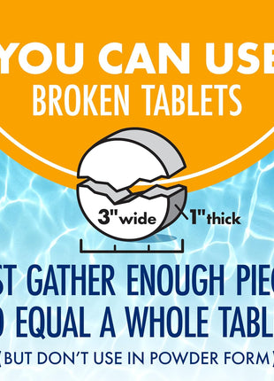 ARM & Hammer Clear Balance Swimming Pool Alkalinity pH Maintenance Tablets, White, 1 Pack, 24 Count
