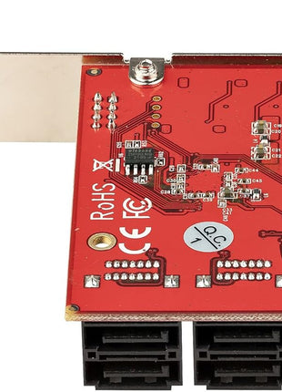 StarTech.com SATA PCIe Card - 4 Port PCIe Expansion Card - 6Gbps - Low/Full Profile - ASM1164 Non-Raid - PCI Express to SATA Converter, TAA (4P6G-PCIE-SATA-CARD)
