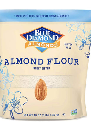 Blue Diamond Almonds Almond Flour, Gluten Free, Blanched, Finely Sifted, 48 oz