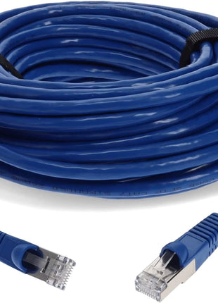 AddOn 20Ft Rj-45 (Male) to Rj-45 (Male) Straight Blue Cat7 S/FTP Copper PVC Patc