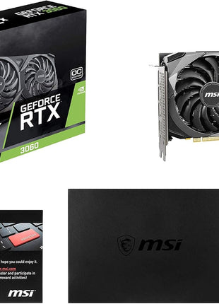 MSI Gaming GeForce RTX 3060 12GB 15 Gbps GDRR6 192-Bit HDMI/DP PCIe 4 Torx Twin Fan Ampere OC Graphics Card