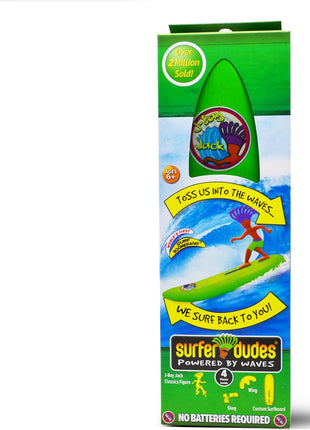 Classics Wave Powered Mini-Surfer and Surfboard Toy - J-Bay Jack