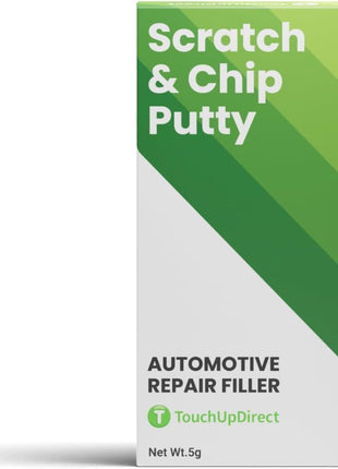 TouchUpDirect Scratch & Chip Putty - Ready-Mixed 5g Automotive Body Filler Kit for Deep Scratches & Gouges, Complete Chip Repair Kit with Spreader & Sandpaper - No Mixing Required