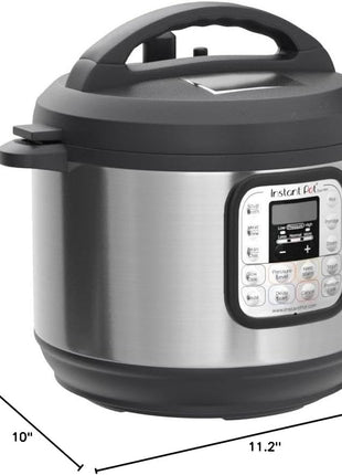 Instant Pot Duo 7-in-1 Mini Electric Pressure Cooker, Slow Rice Cooker, Steamer, Sauté, Yogurt Maker, Warmer & Sterilizer, Includes Free App with over 1900 Recipes, Stainless Steel, 3 Quart